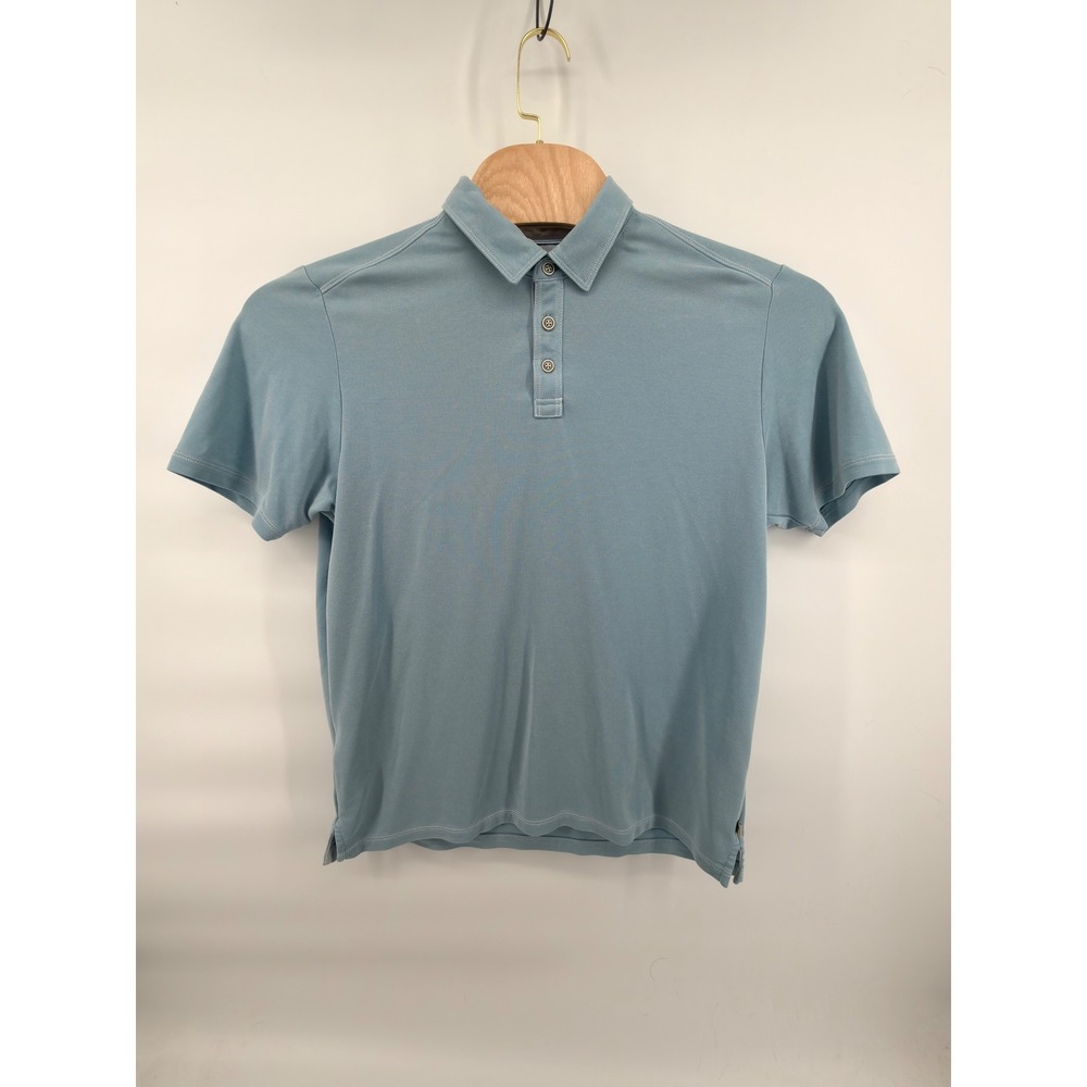 Tommy Bahama Men's Blue Polo Shirt Size Large‎ Tencel Lyocell Blend Casual Golf